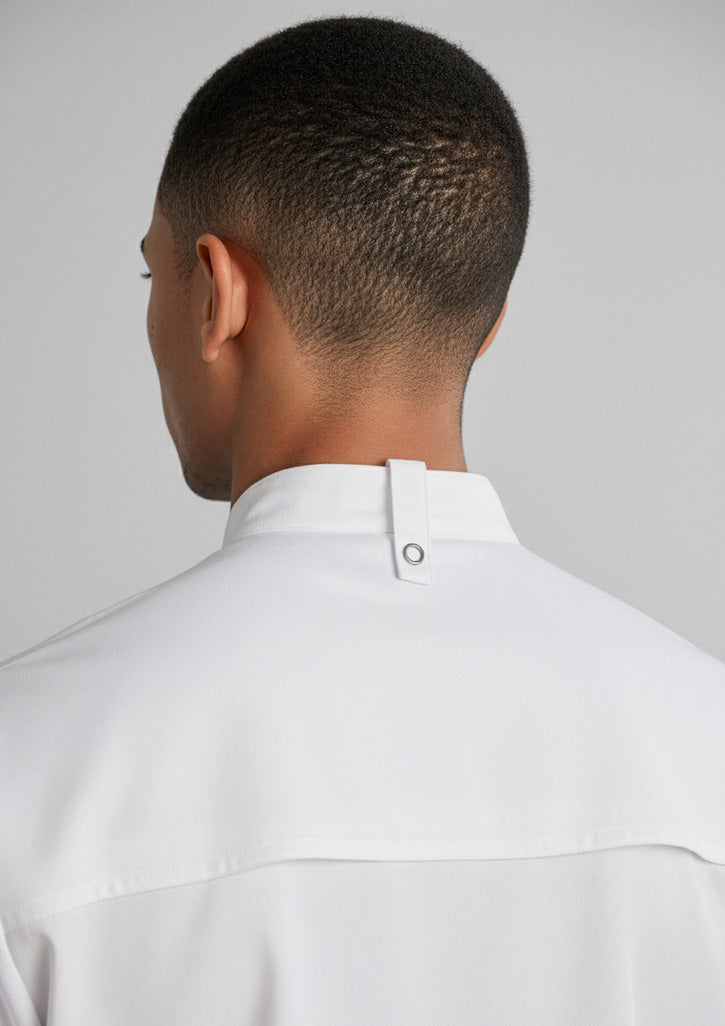 Mens Zest Short Sleeve Chef Jacket
