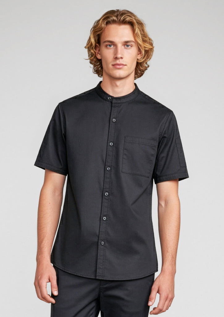 Mens Salsa Short Sleeve Chef Shirt