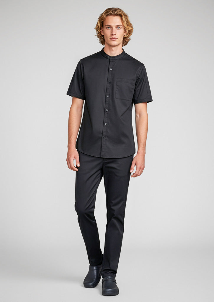 Mens Salsa Short Sleeve Chef Shirt