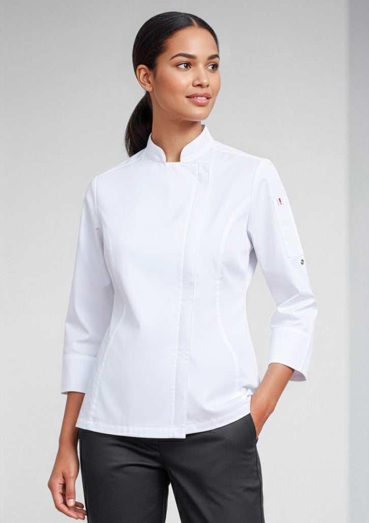 Womens Alfresco Long Sleeve Chef Jacket