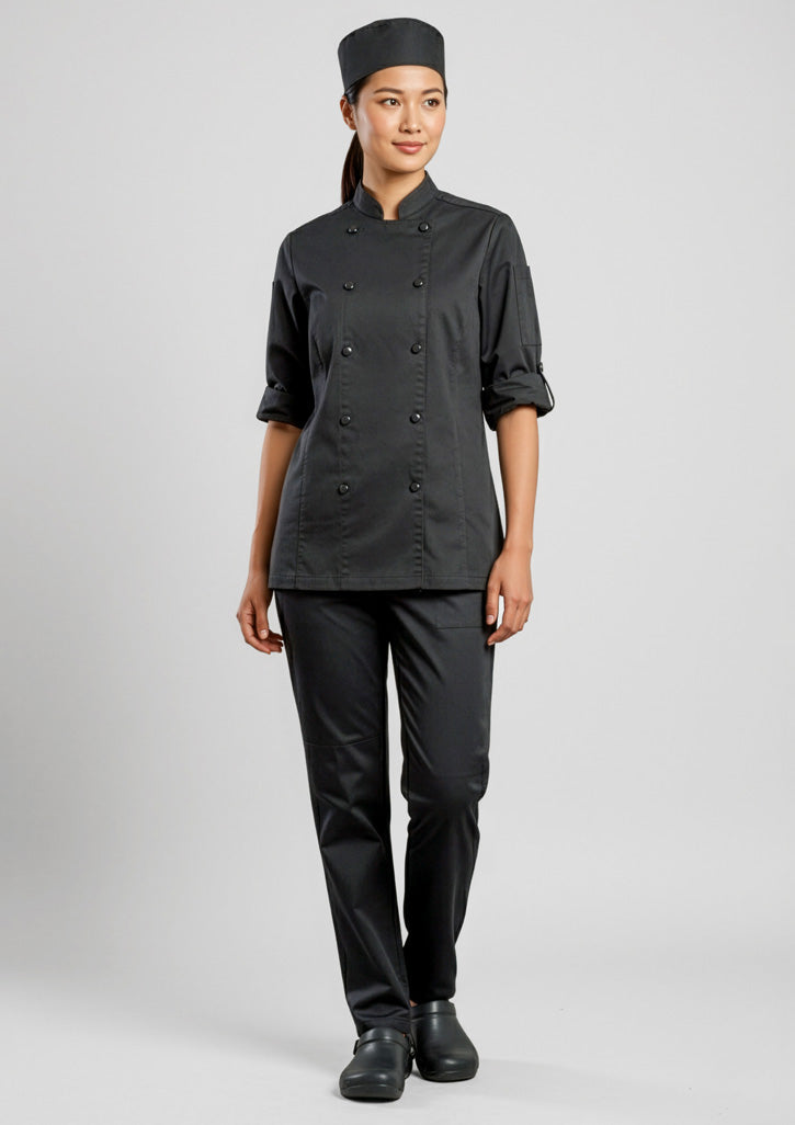 Womens Gusto Long Sleeve Chef Jacket
