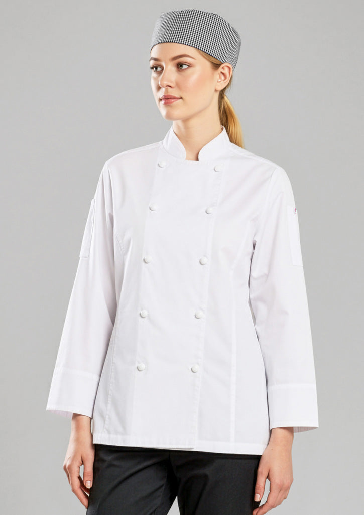 Womens Gusto Long Sleeve Chef Jacket