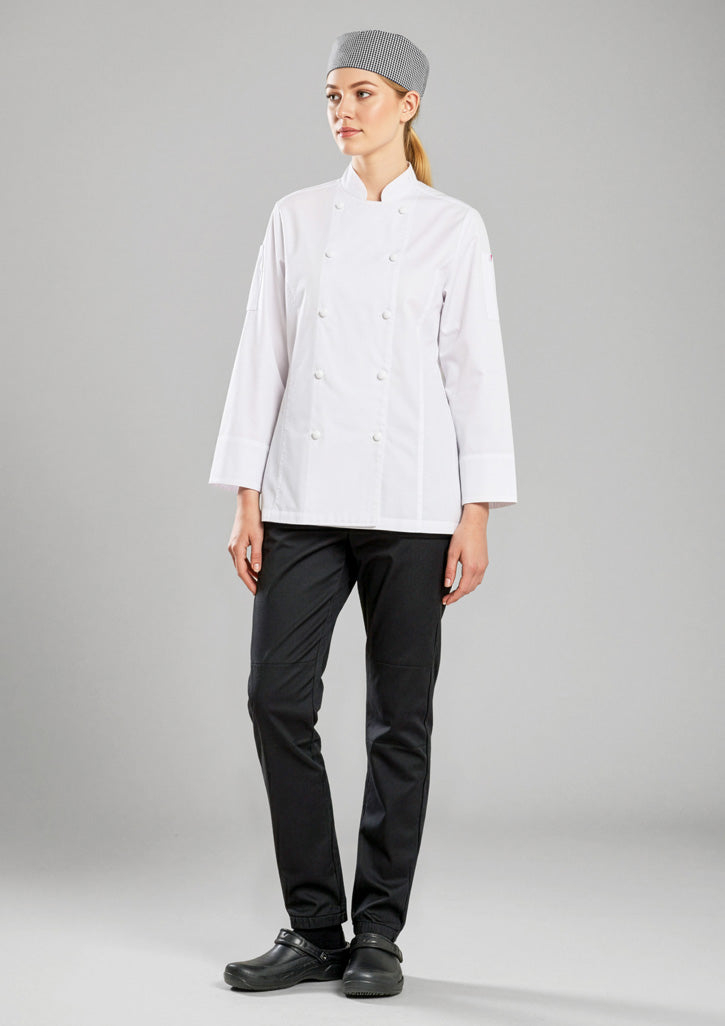 Womens Gusto Long Sleeve Chef Jacket