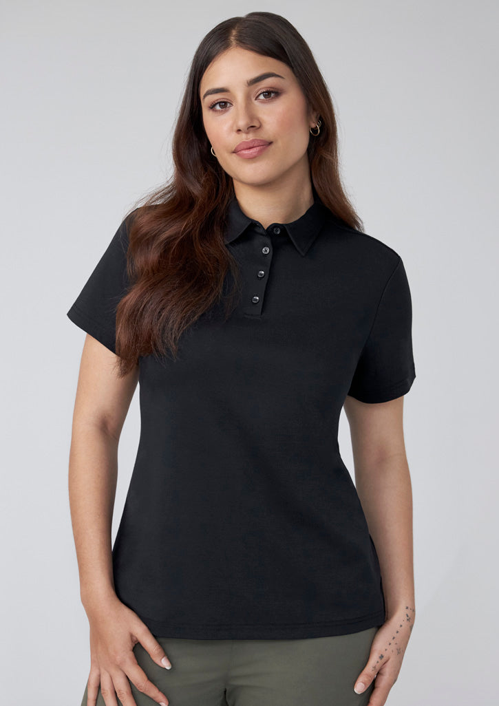 Womens Lotus Short Sleeve Polo