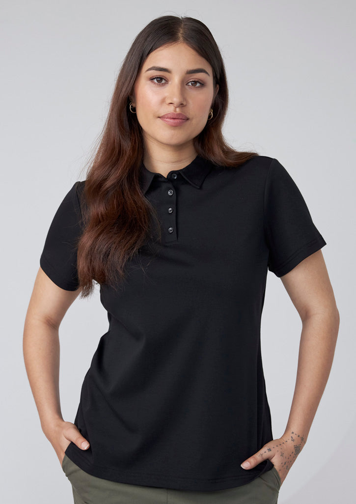 Womens Lotus Short Sleeve Polo