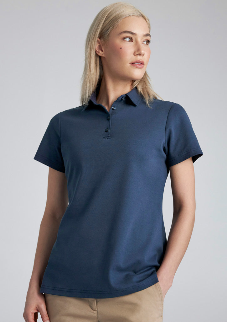 Womens Lotus Short Sleeve Polo