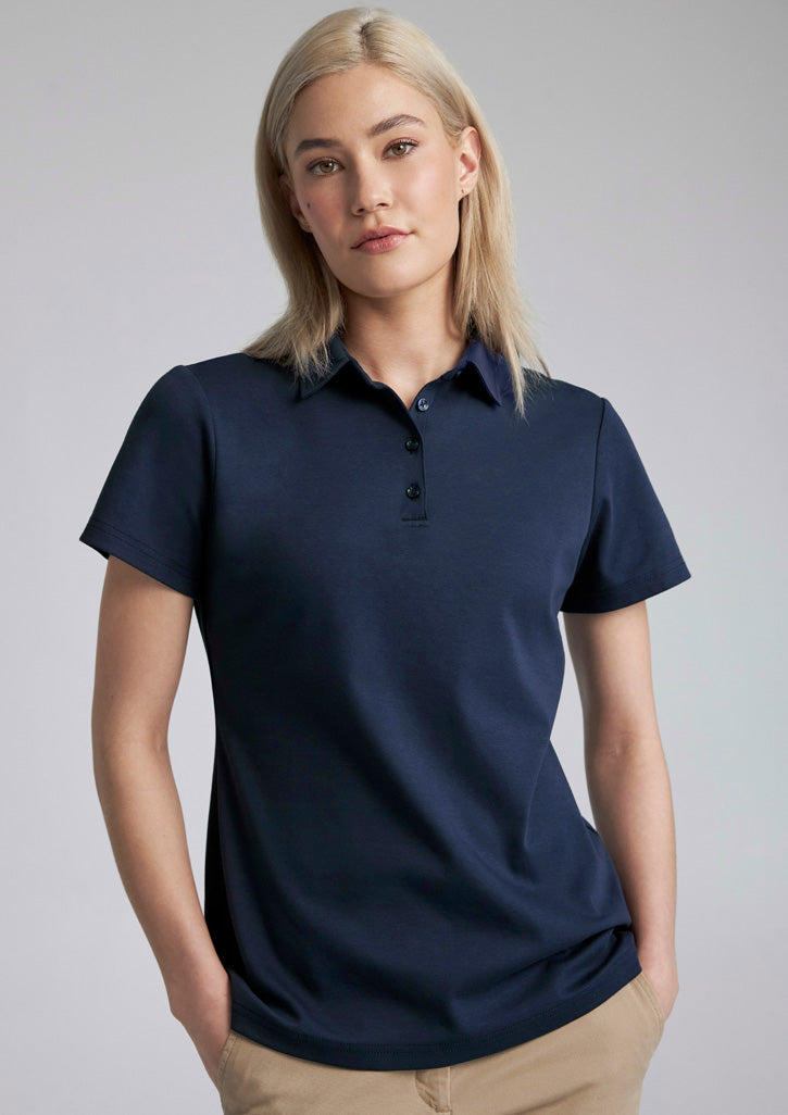 Womens Lotus Short Sleeve Polo