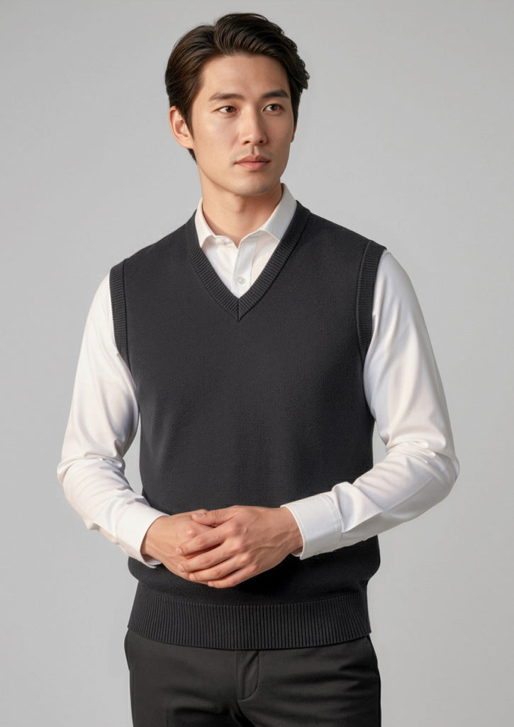 Mens Woolmix Knit Vest