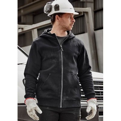 Unisex Zip Front Multi-Pocket Hoodie